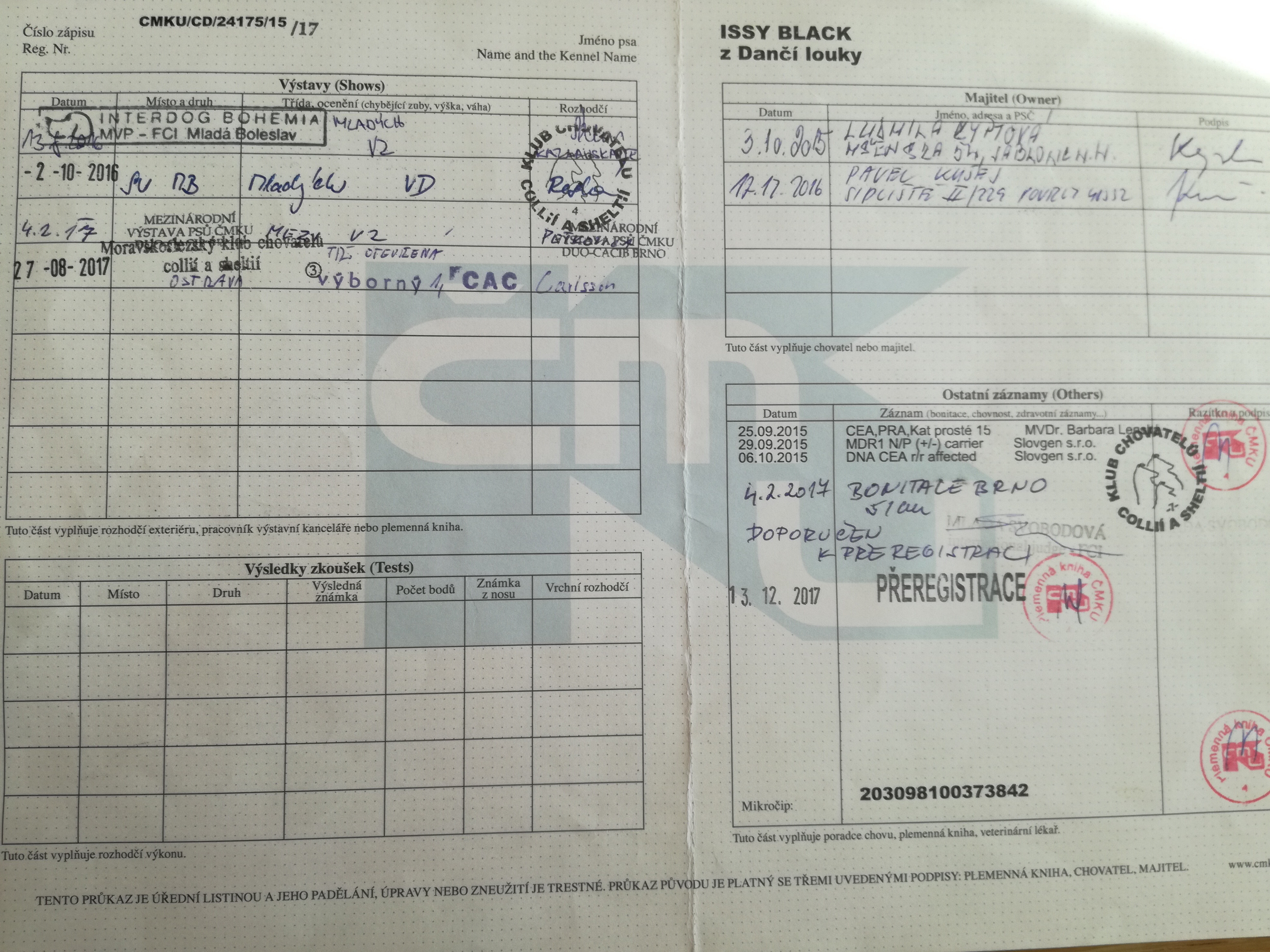 Issy Black z Dančí louky